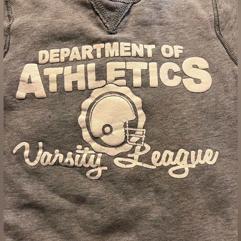 TCP The Childrens Place Gray Athletic Sweatshirt Toddler Boys - Size 5T